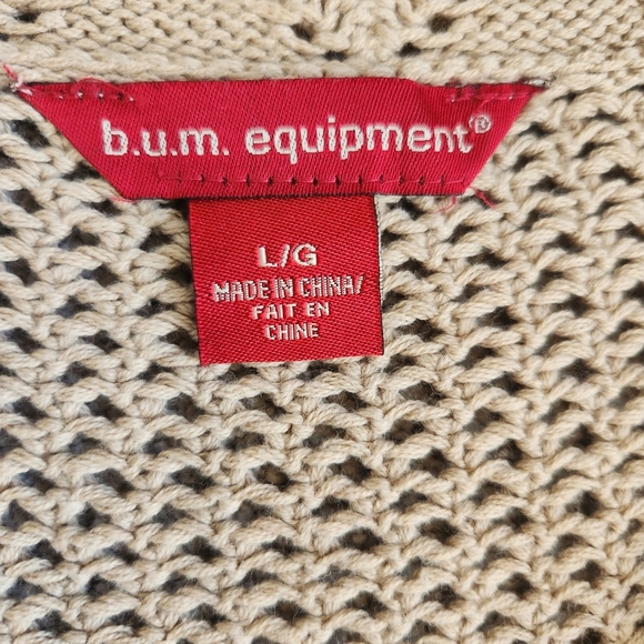 Y2K Vintage 2000s Babydoll Crochet Knit Top Sweater Empire Waist Size Large - Picture 6 of 11